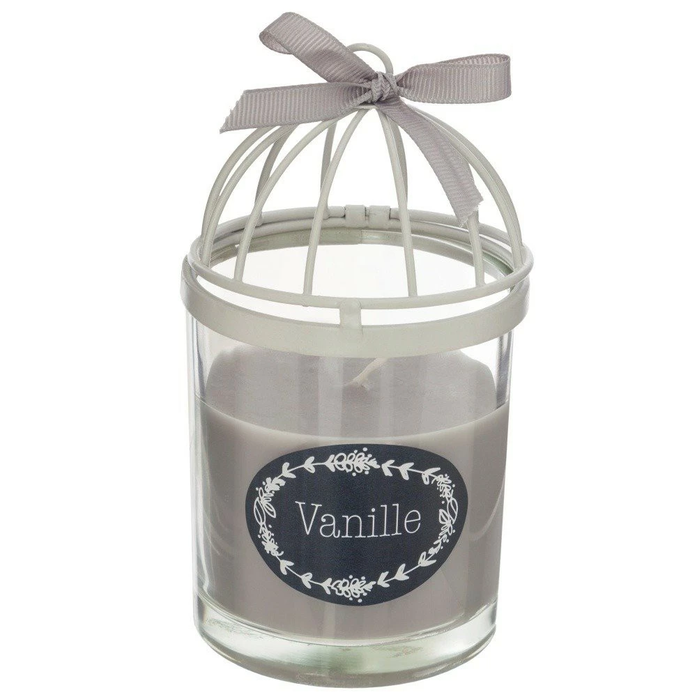 Atmosphera Créateur d'intérieur Kerze im Glas mit dekorativem Käfig