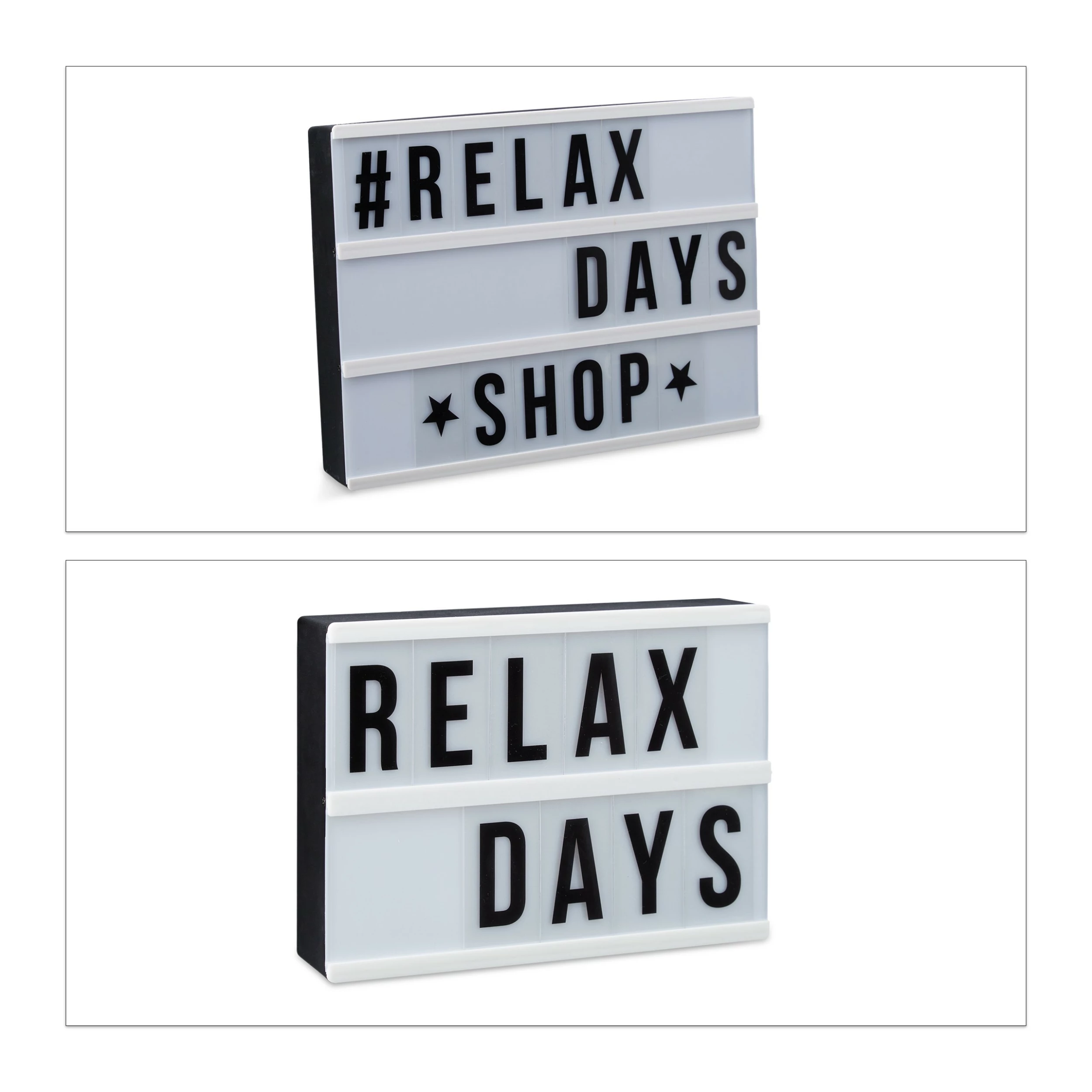 Relaxdays 2 x Light Box – Bild 5