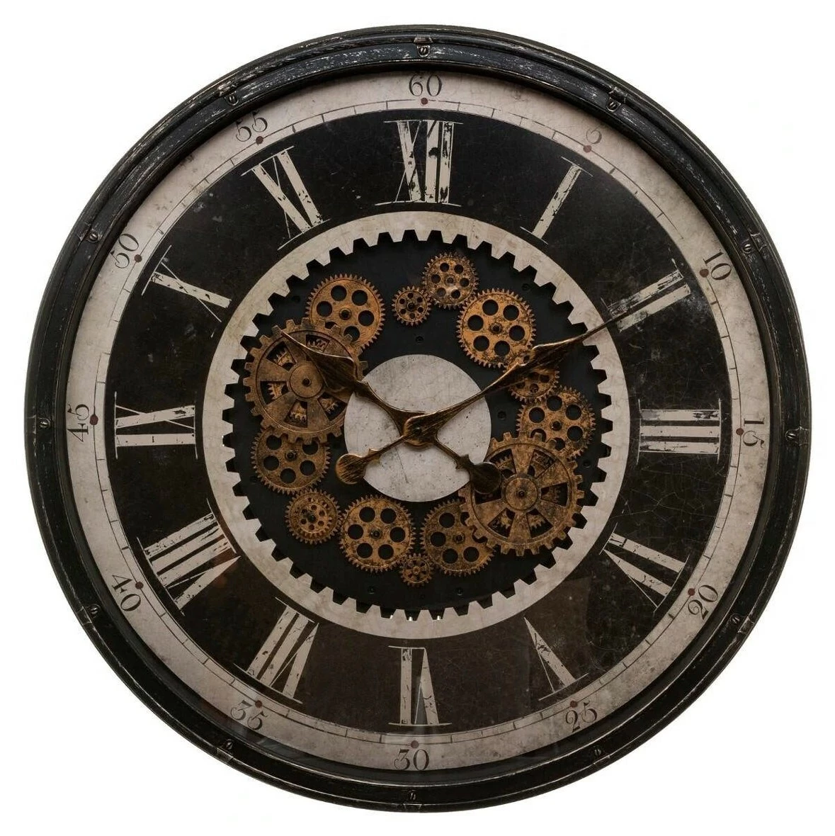 Atmosphera Créateur d'intérieur Große Wanduhr CHARLEY, Ø 76 cm