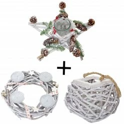 HWC Adventskranz (3er Set) - Standard