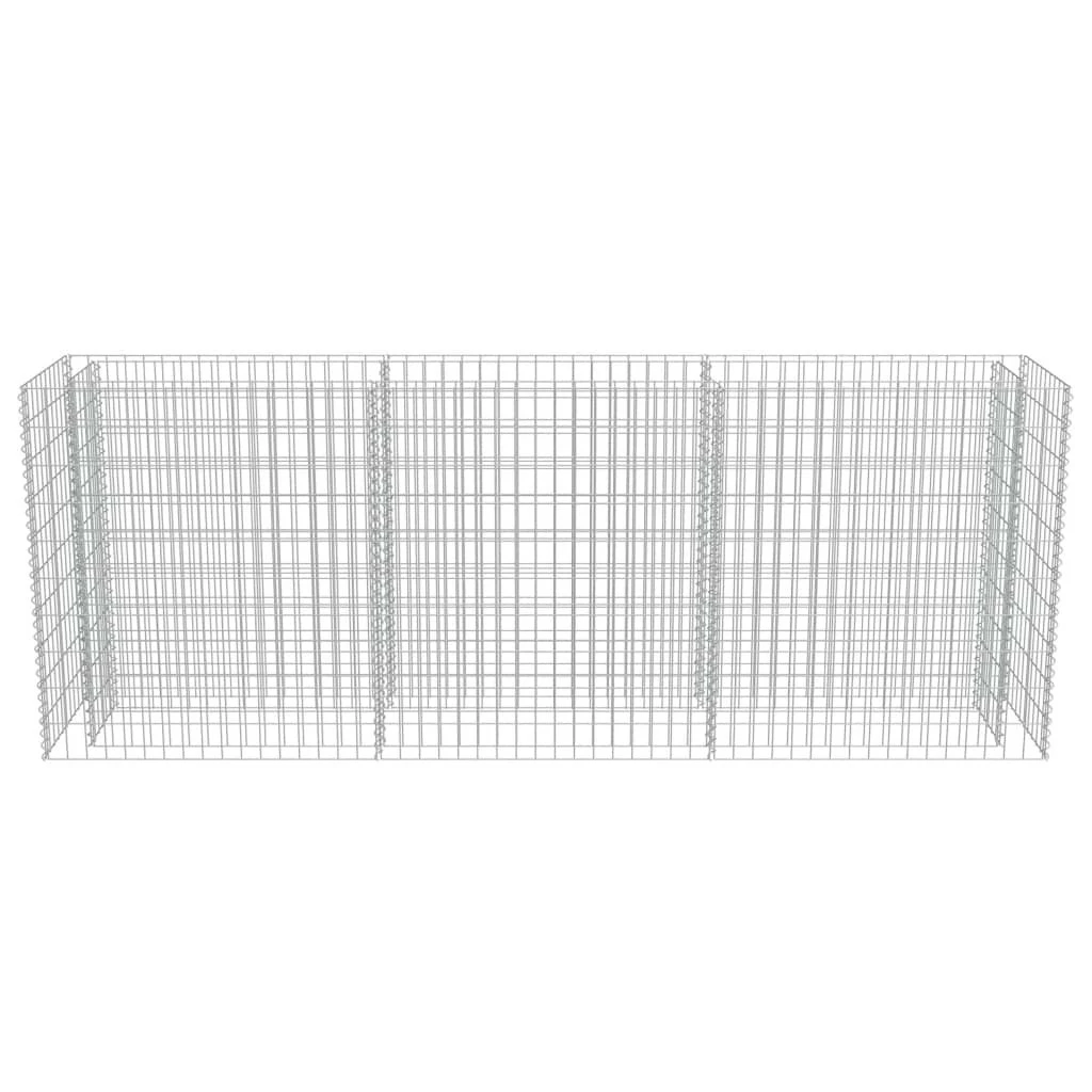 VidaXL Gabionen-Hochbeet - vidaXL Gabionen-Hochbeet Verzinkter Stahl 270×50×100 cm – Bild 5