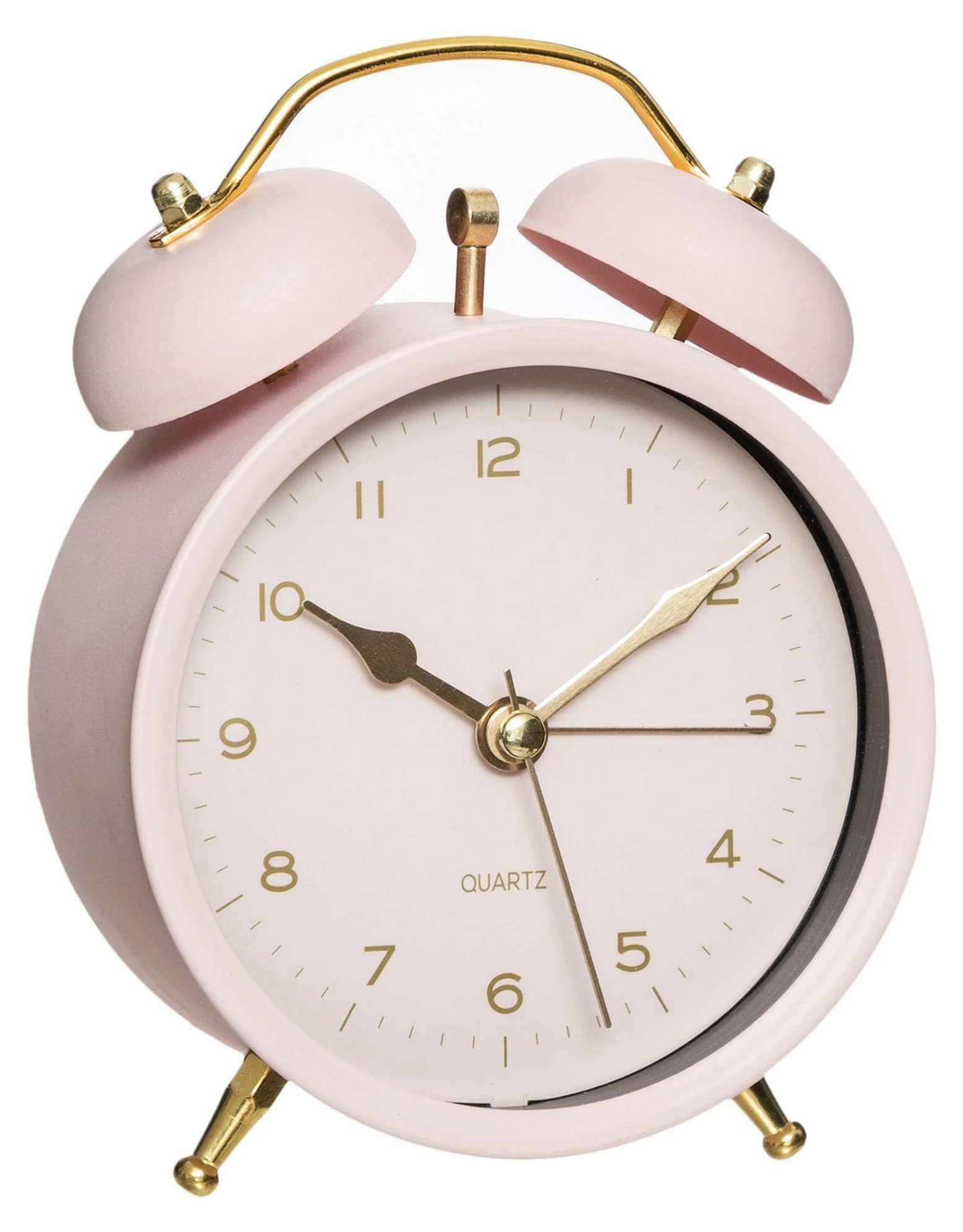 Atmosphera Créateur d'intérieur Wecker mit goldenen Uhrzeigern, hellblau