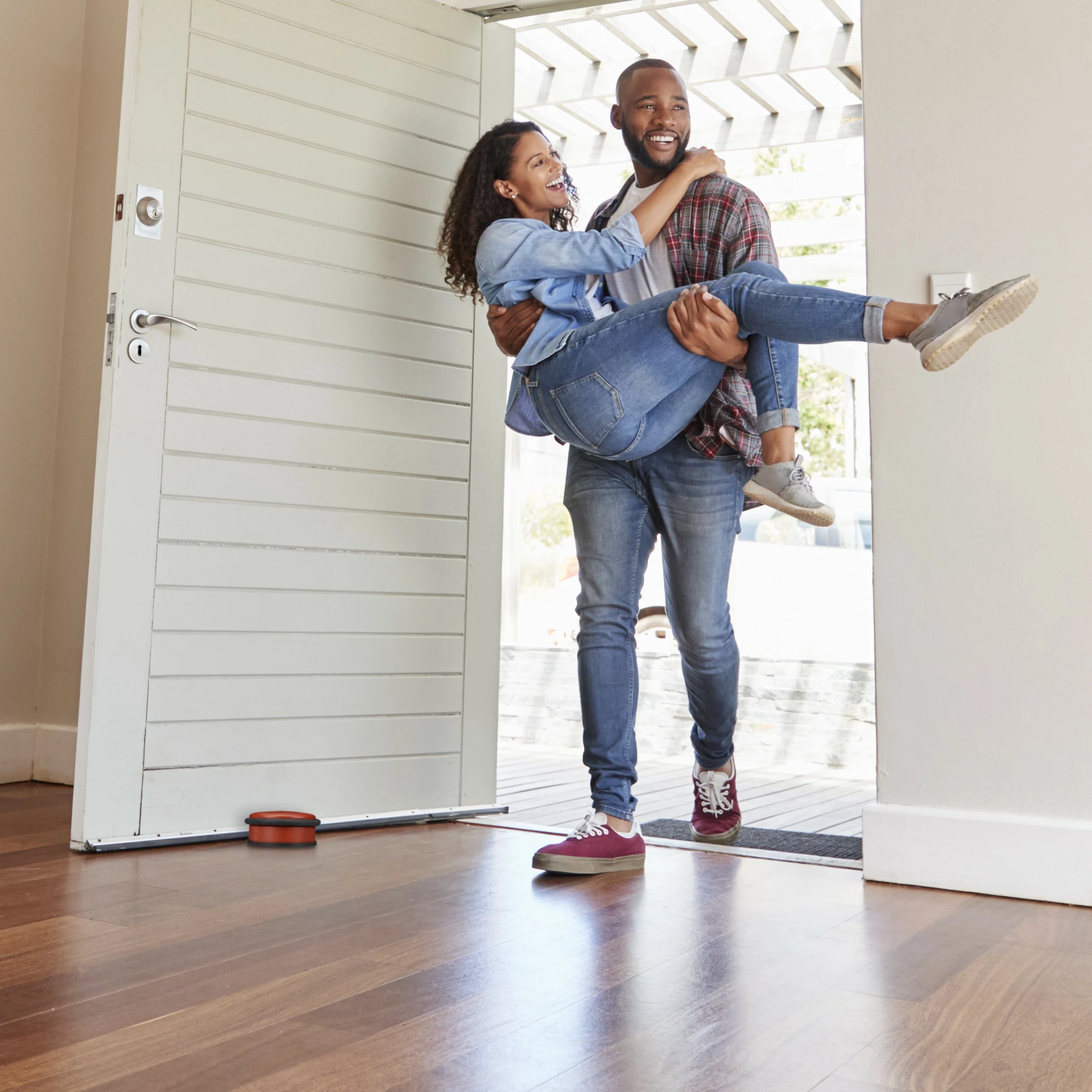 Relaxdays 10 x Türstopper Holzoptik – Bild 4