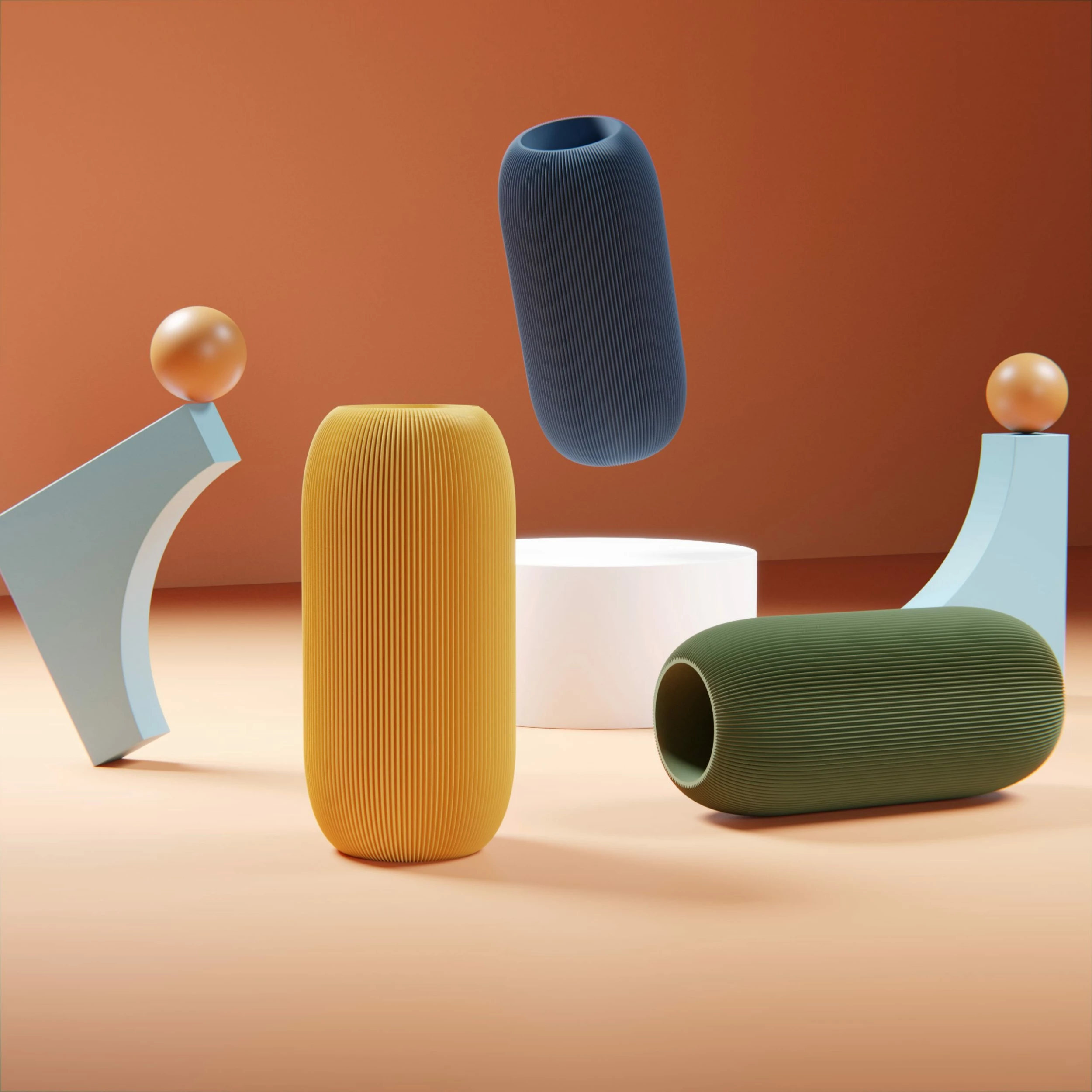 Drybloomen 3D-Druck Vase aus nachhaltigem Material – Bild 2