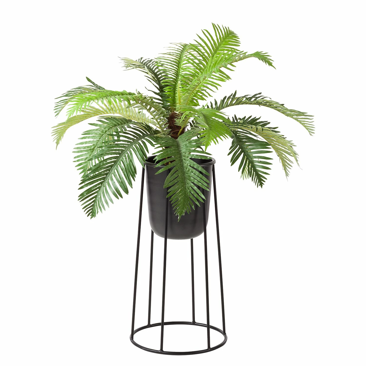 Twentyfour Blumenständer Andijk (2-teilig) - Stahl / Eisen - Schwarz – Bild 5