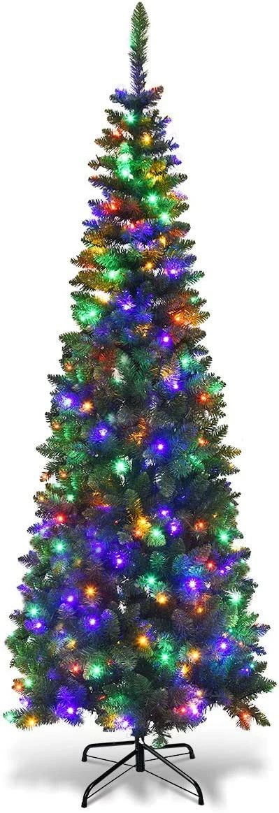 Costway 225cm LED Künstlicher Weihnachtsbaum