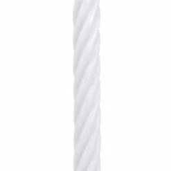 Flowforia Stabkerze Twist weiß 350/28
