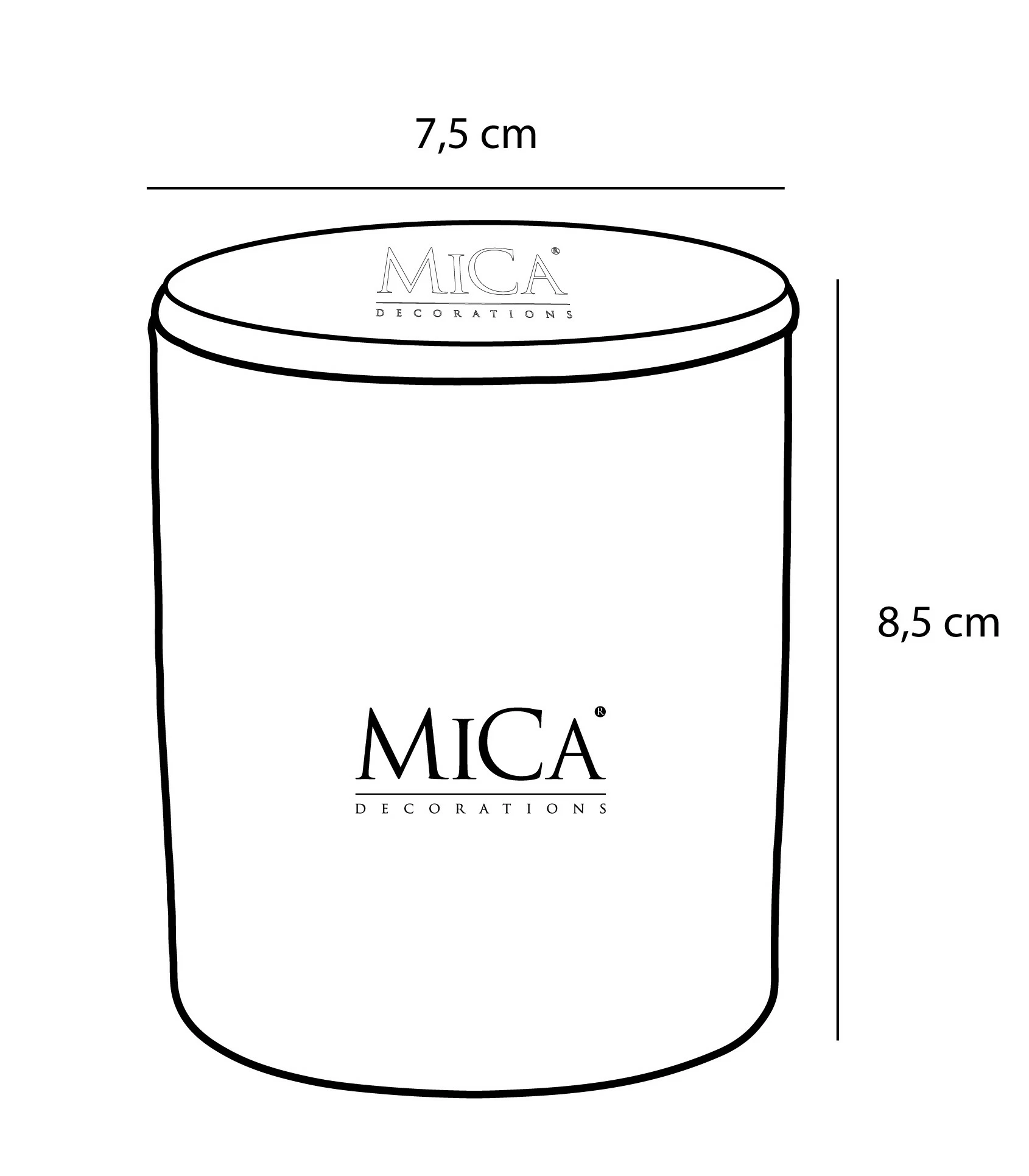 Mica Decorations Duftkerze Bois Intense - Taupe – Bild 5