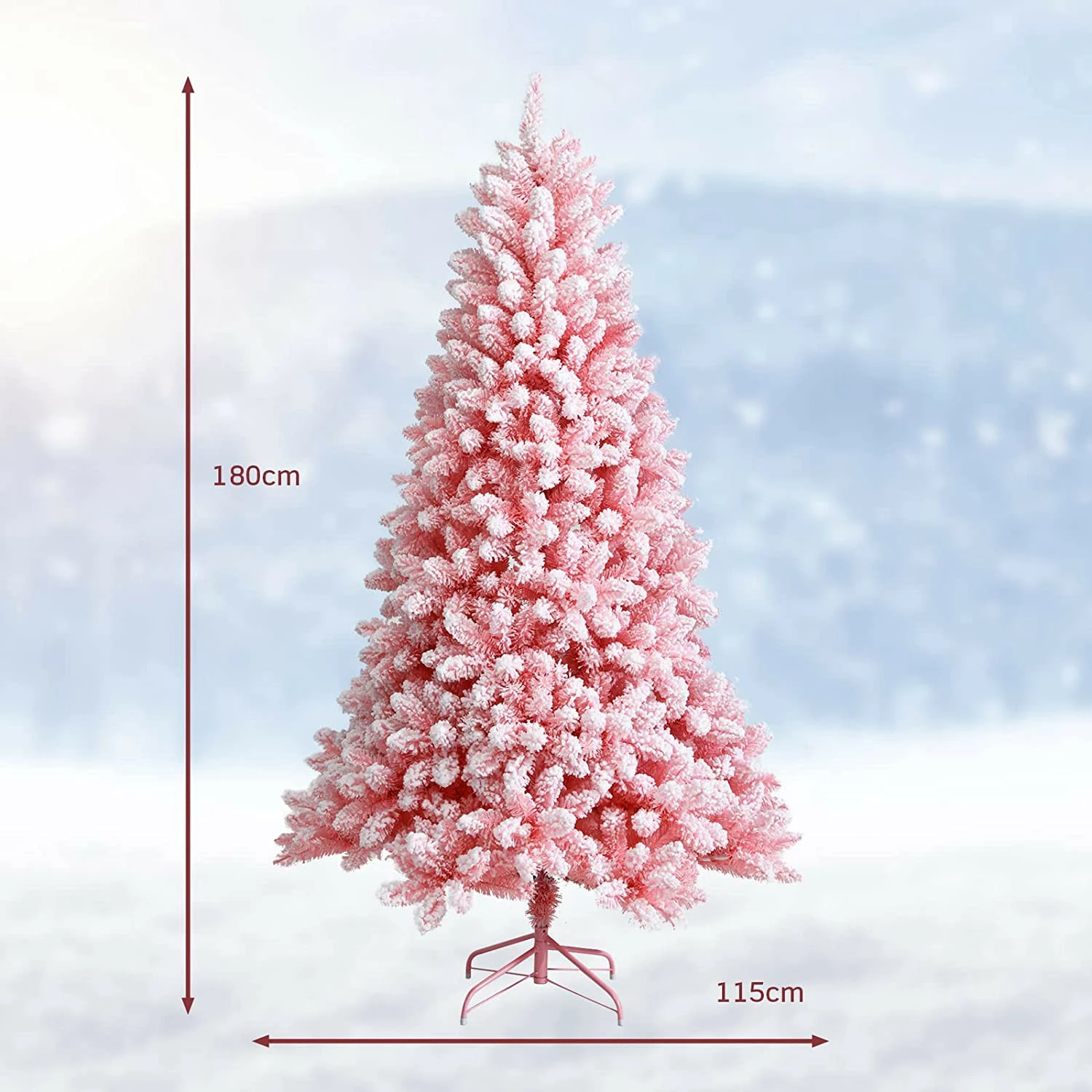 Costway 180cm Künstlicher Weihnachtsbaum – Bild 6