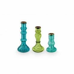 PIP Studio Kerzenständer 3er-Set Glas - Höhe 8,5cm