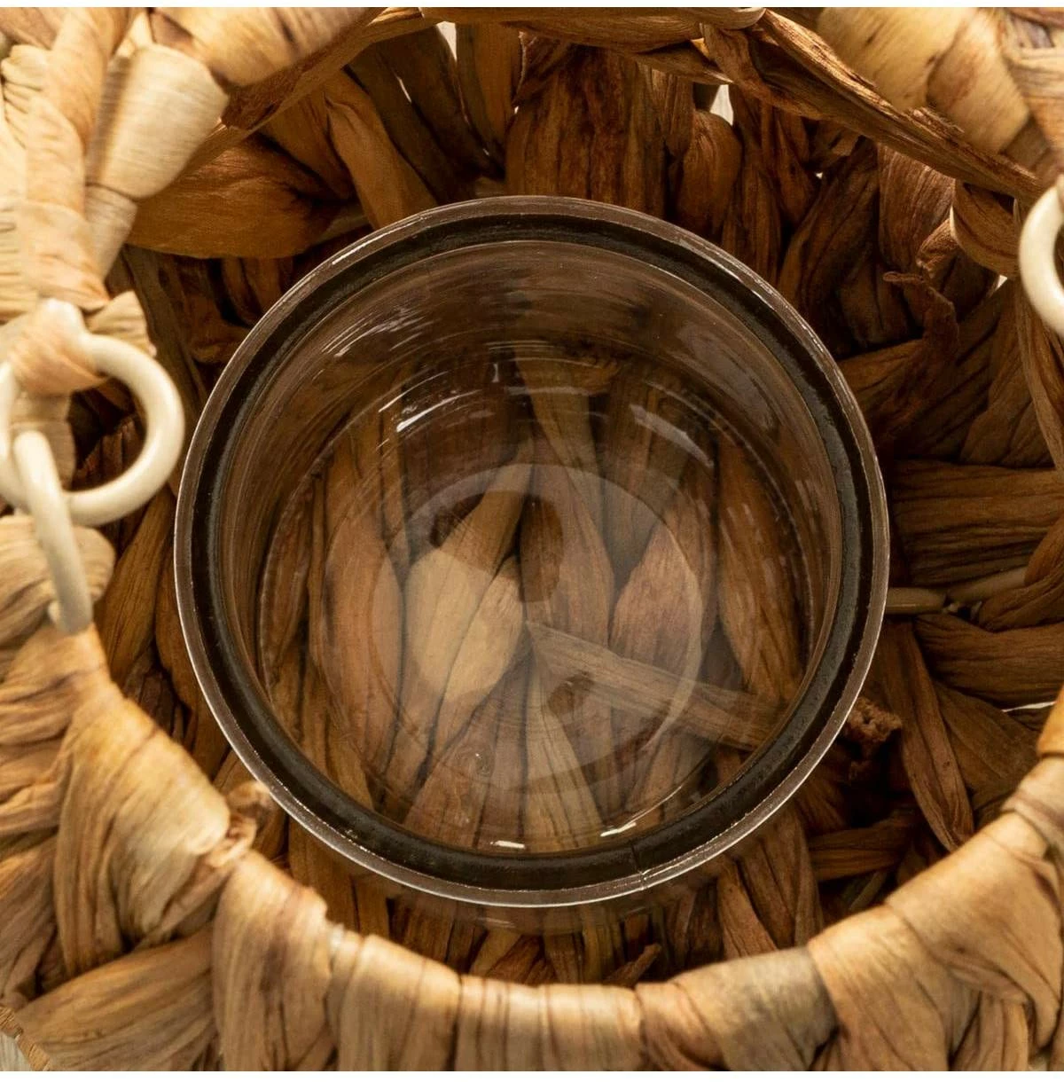 Atmosphera Créateur d'intérieur Deko-Laterne aus Wasserhyazinthe – Bild 3