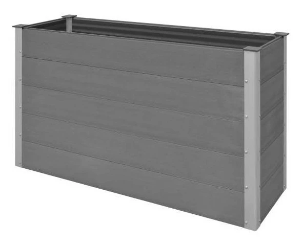 VidaXL Garten-Hochbeet WPC - vidaXL Garten-Hochbeet WPC 150 x 50 x 91 cm Grau