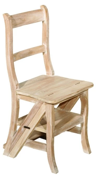 Macabane Buchhändlerstuhl Teak – Bild 6