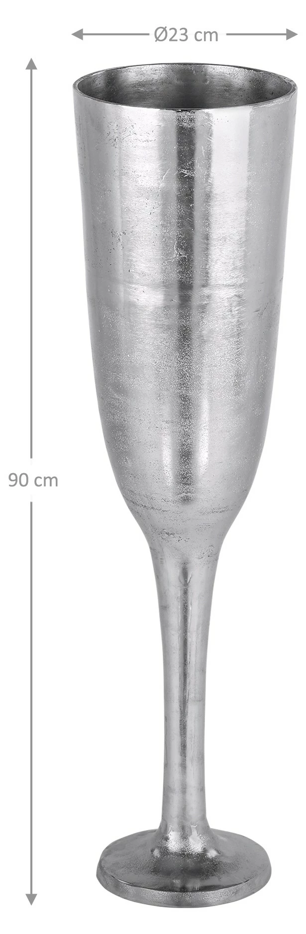 WOMO-DESIGN Champagnerkühler auf Standfuß XXL Silber – Bild 4