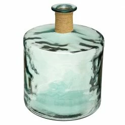 Atmosphera Créateur d'intérieur Vase aus recyceltem Glas, Höhe 45 cm