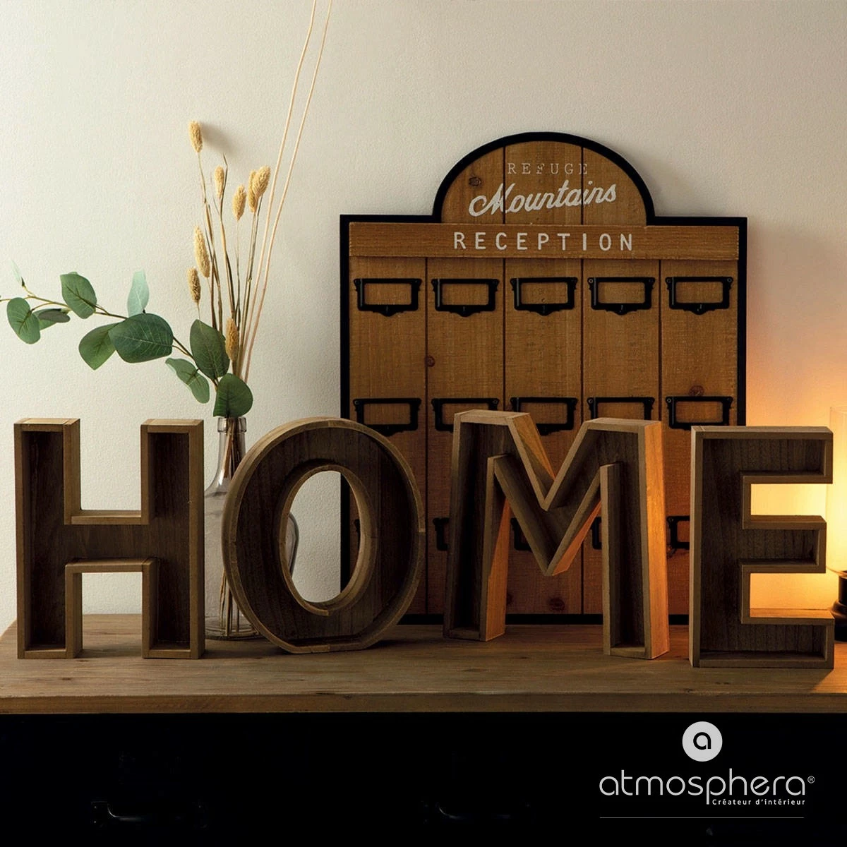 Atmosphera Créateur d'intérieur Dekobuchstaben HOME, freistehend, 26 cm – Bild 2