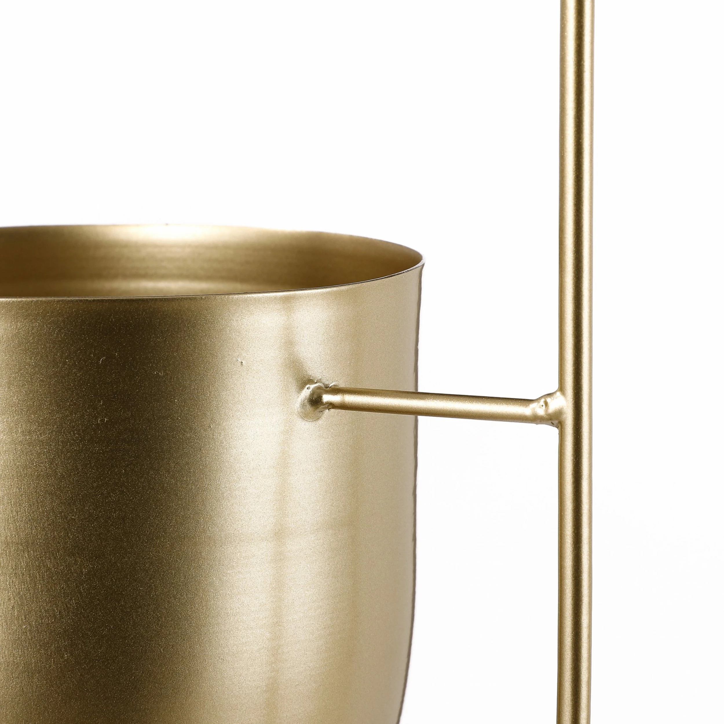 Mica Decorations Blumentopf Dexter - Gold – Bild 4