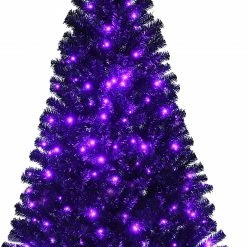 Costway 150cm LED Künstlicher Weihnachtsbaum
