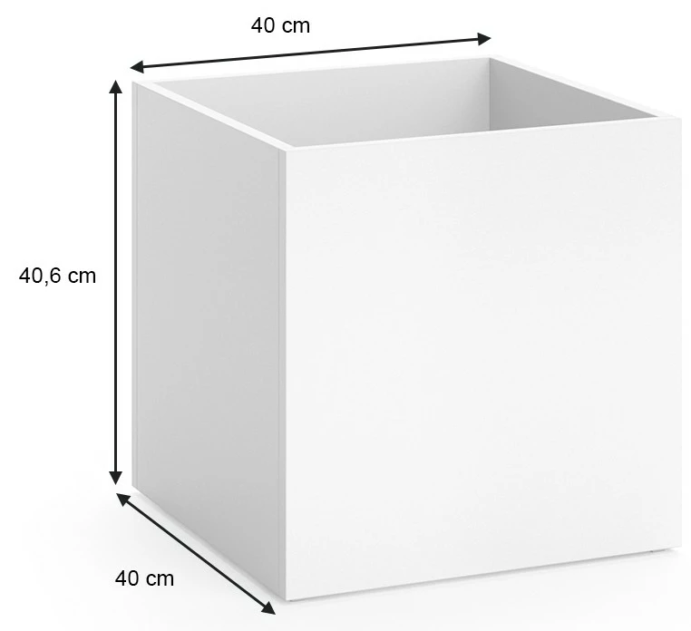 Vicco Blumenkasten „Ruben“ Weiß – Bild 6