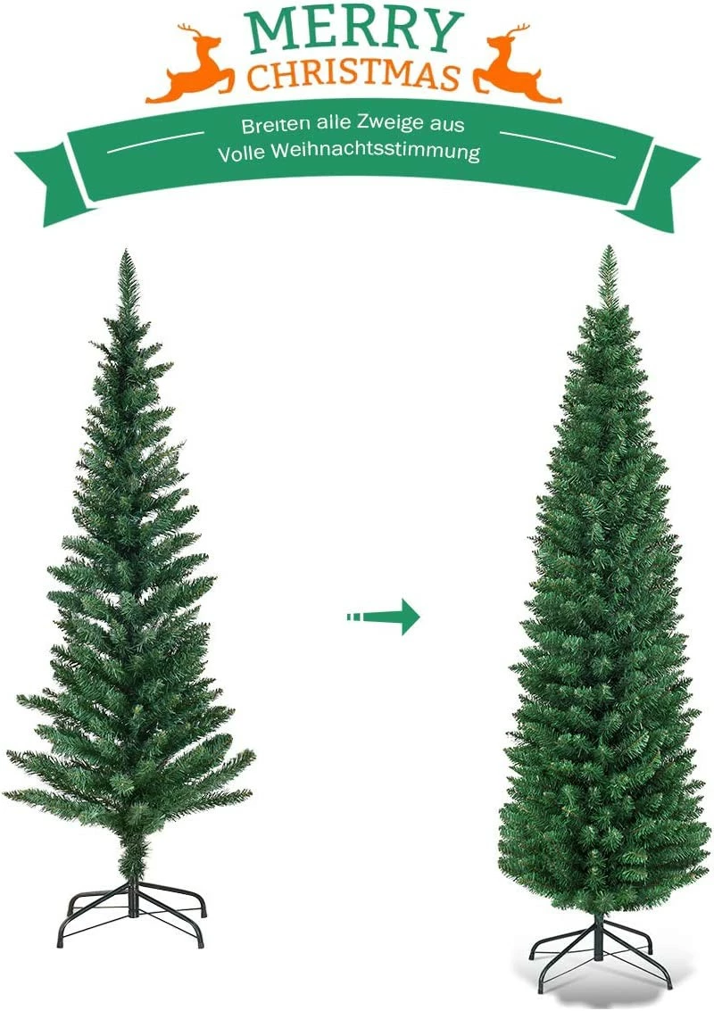 Costway 180cm Künstlicher Weihnachtsbaum – Bild 5