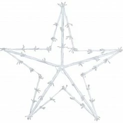 Home&Styling Collection Weihnachtsbeleuchtung in Form von Stern - 15 x 10 x 44 cm - Metall