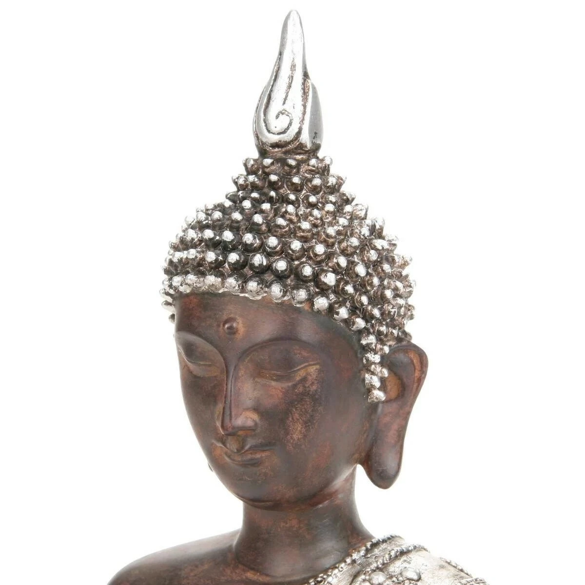 Atmosphera Créateur d'intérieur Buddha-Figur mit silbernem Gewand, H. 29 – Bild 2