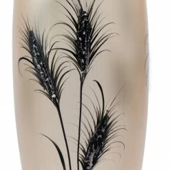 7ART Handbemalte Glasvase - Große Bodenvase aus Glas 40 cm