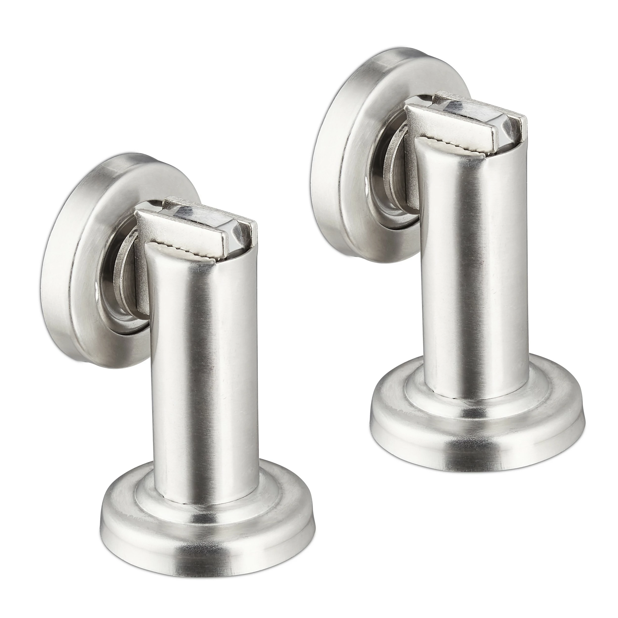 Relaxdays 2 x Türfeststeller Magnet Edelstahl