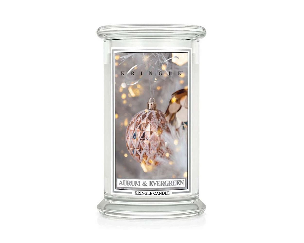 Kringle Candle Große Classic Candle Aurum & Evergreen