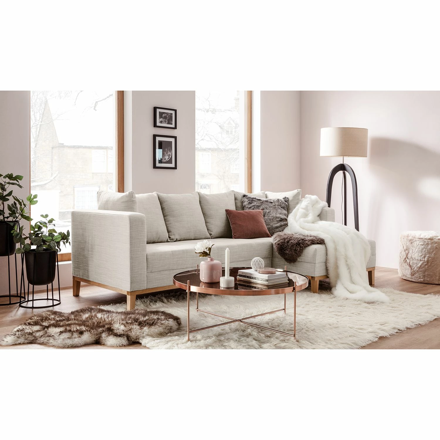 Twentyfour Blumenständer Andijk (2-teilig) - Stahl / Eisen - Schwarz – Bild 3