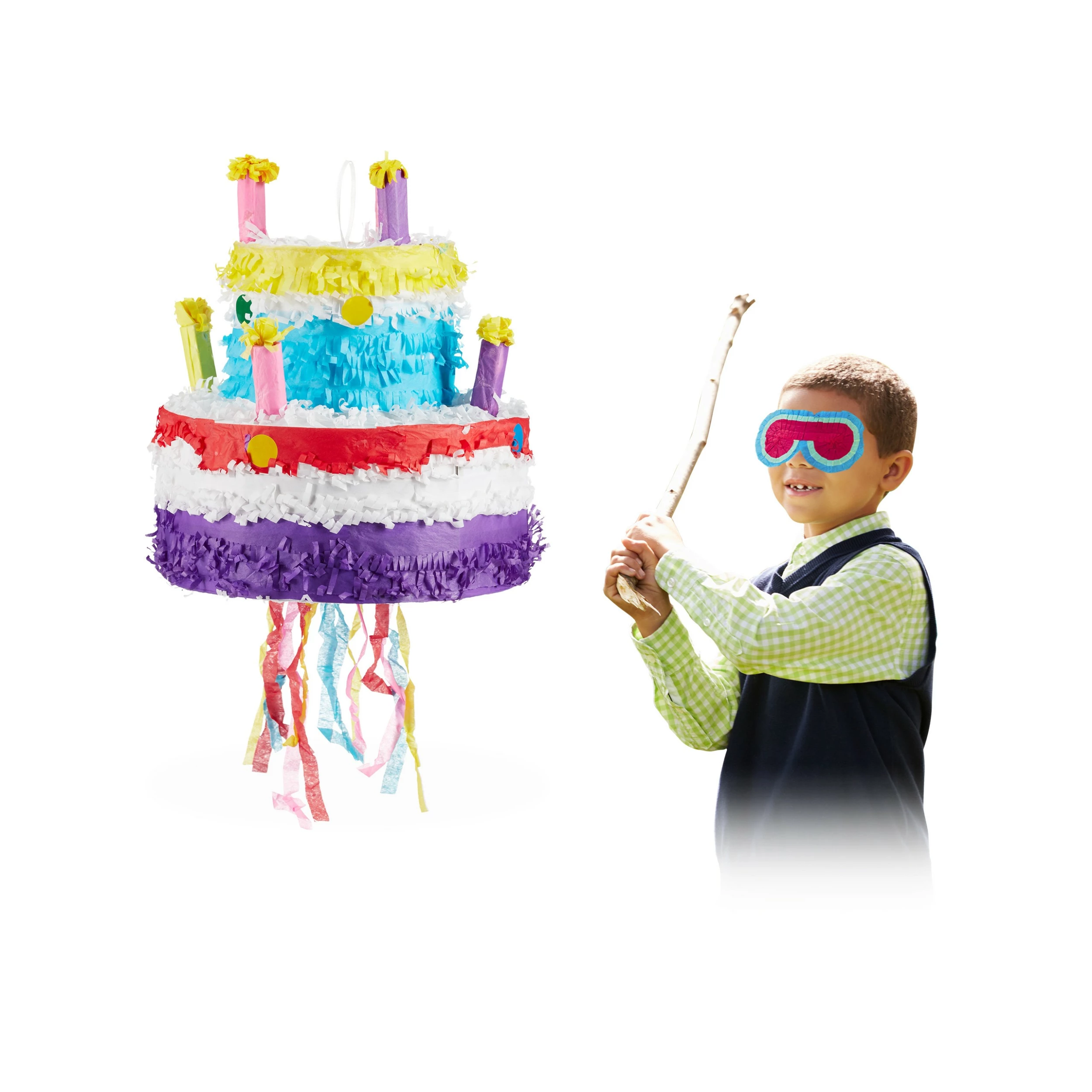Relaxdays Pinata Geburtstag Torte – Bild 5