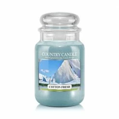 Country Candle Large Jar Cotton Fresh