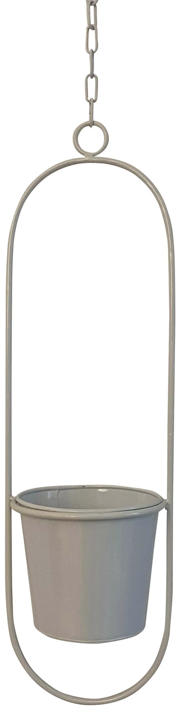 Adorist. Hängetopf, "Hanging Garden" Oval, weiß - Hängetopf, Dekoring mit Blumentopf "Hanging Garden" Oval, weiß