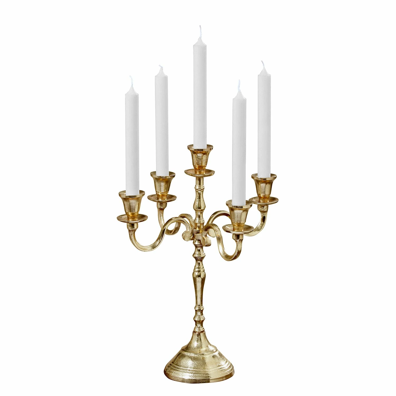 Boltze Kerzenständer Victoria II - Aluminium - Gold