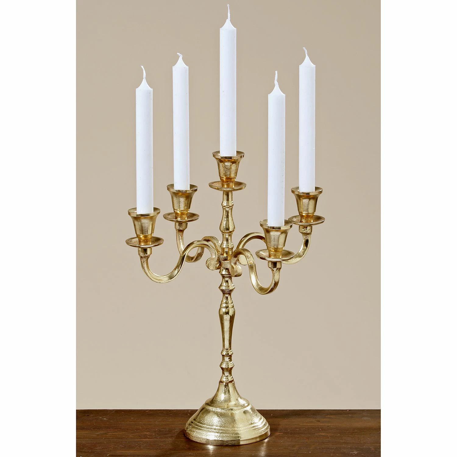 Boltze Kerzenständer Victoria II - Aluminium - Gold – Bild 2