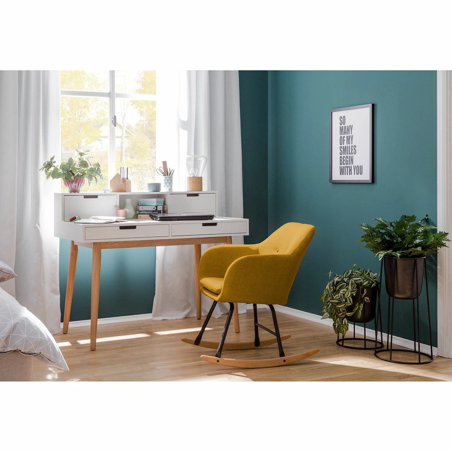 Twentyfour Blumenständer Andijk (2-teilig) - Stahl / Eisen - Schwarz – Bild 4