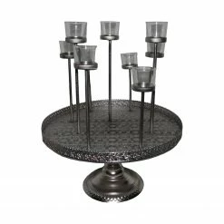 My Flair Teelichthalter Madeline - Metall - Silber